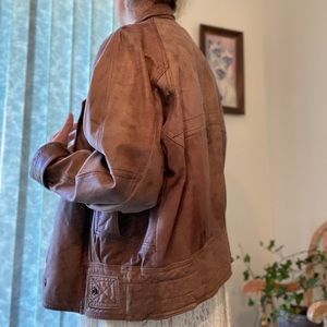 1980’s leather coat